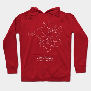 Zimbabwe Road Map Hoodie
